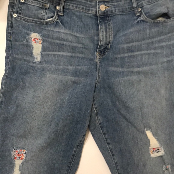 Gap Denim Legging with patches - Size 18 - $25 - Picture 2 of 11